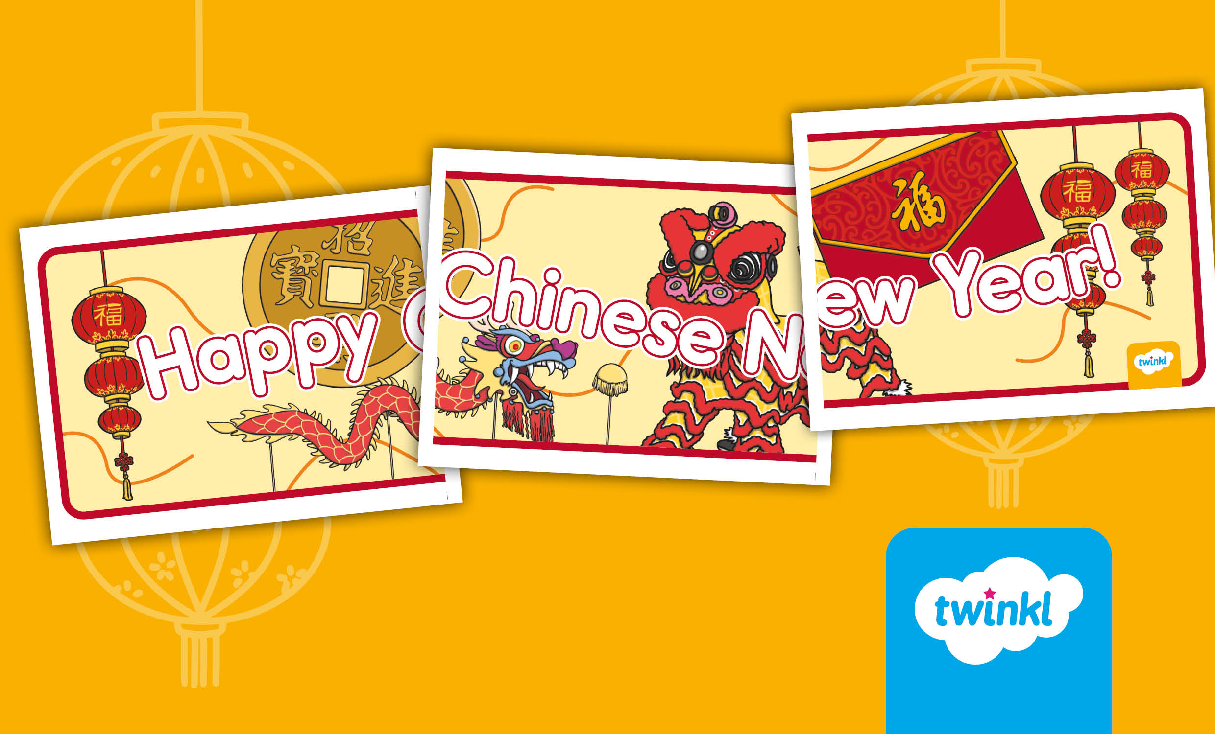 Happy Chinese New Year! Bulletin Board Banner