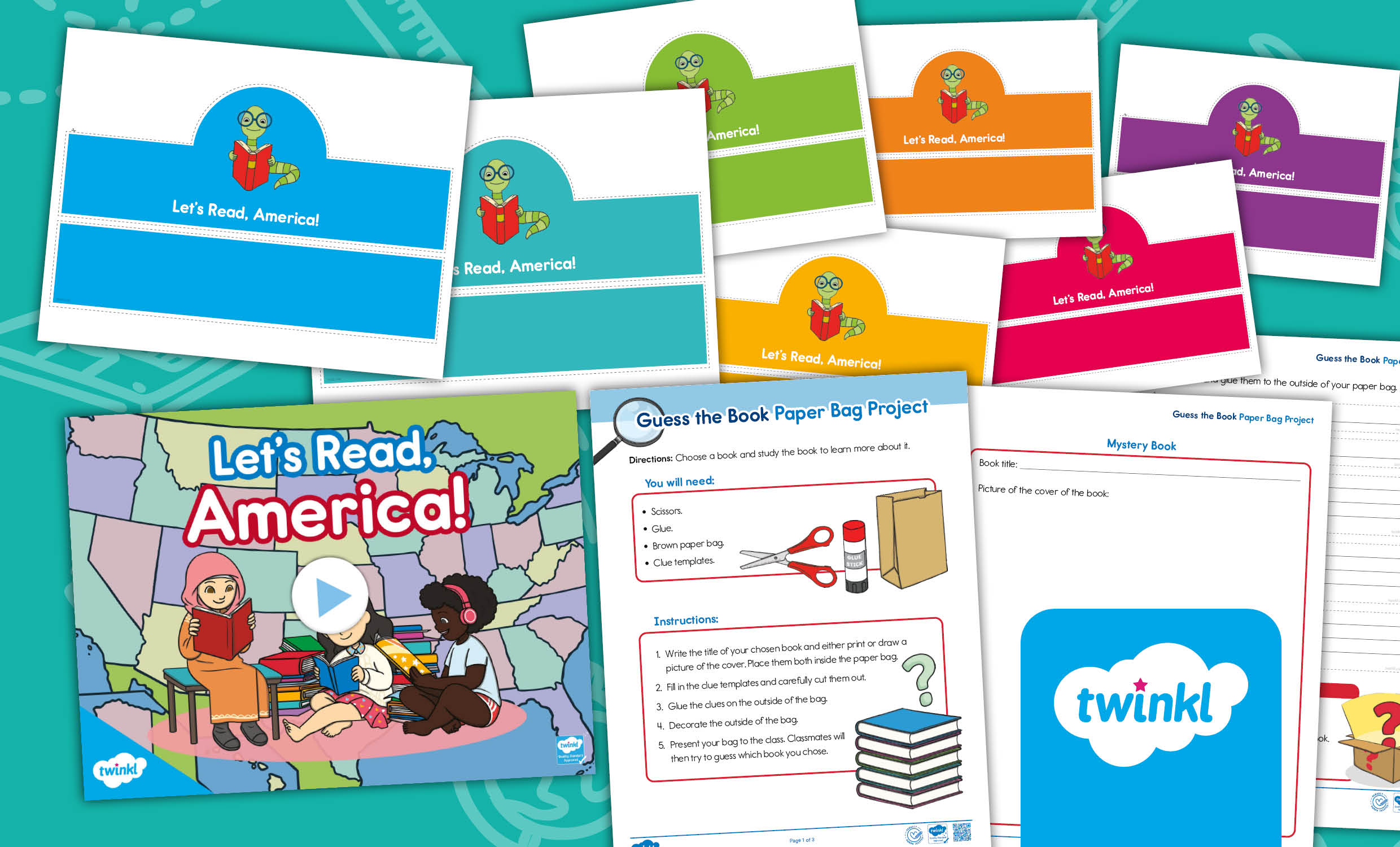 Let's Read, America! Lesson Pack for K-2nd Grade