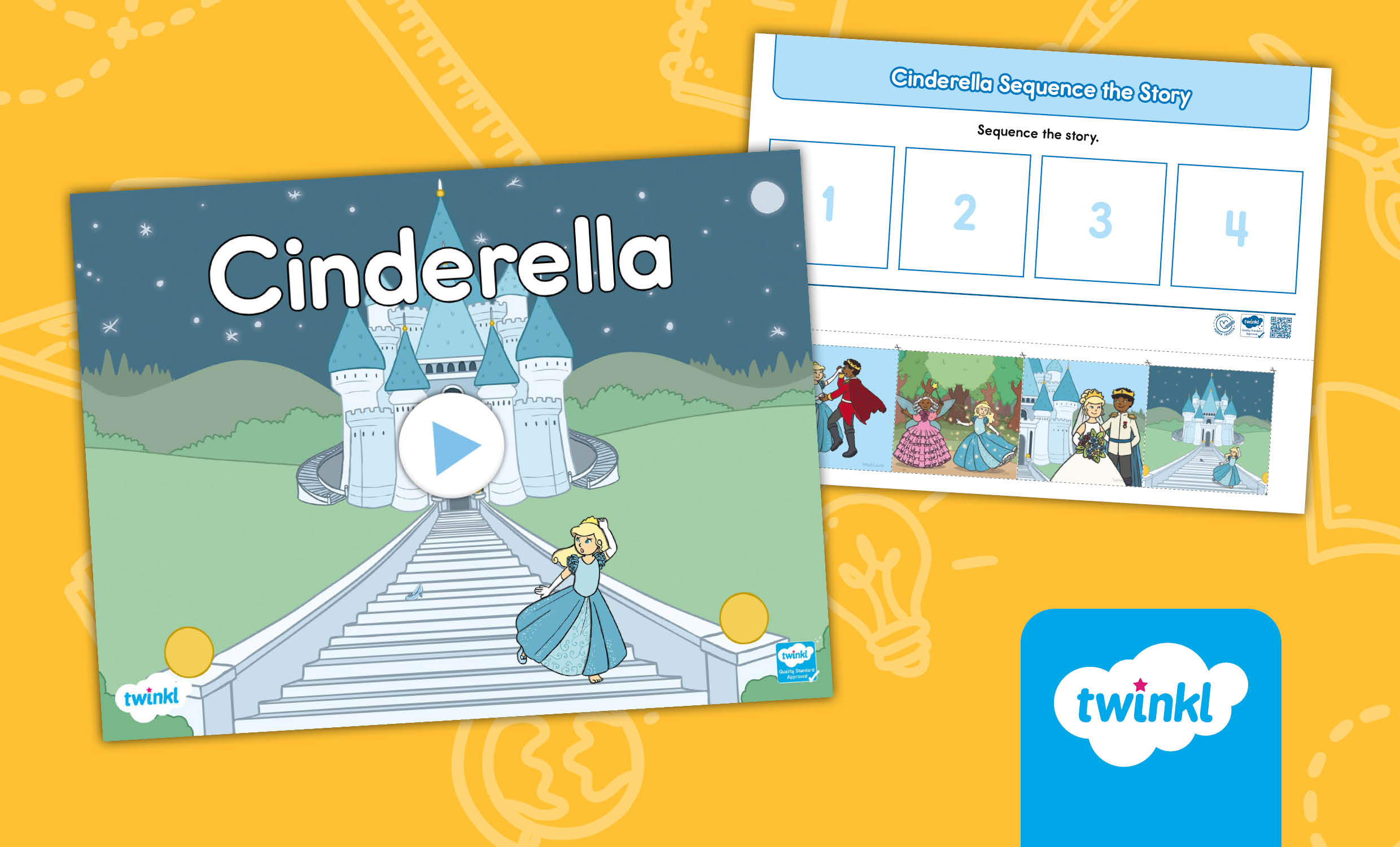 Cinderella Traditional Princess Fairytale Story Lesson Pack for K-2nd Grade