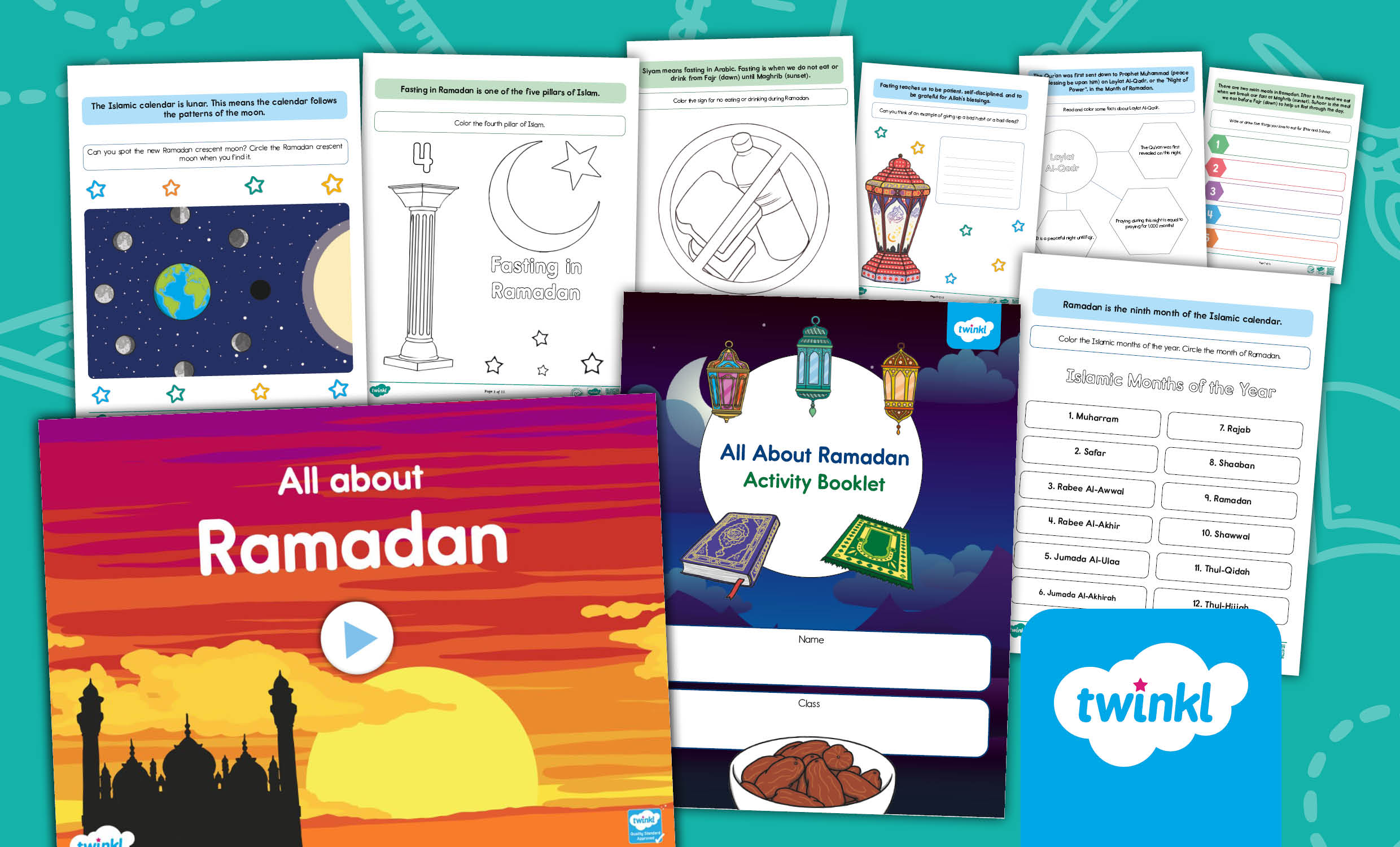 Ramadan Lesson Pack – PowerPoint & Activity Booklet for K-2nd Grade