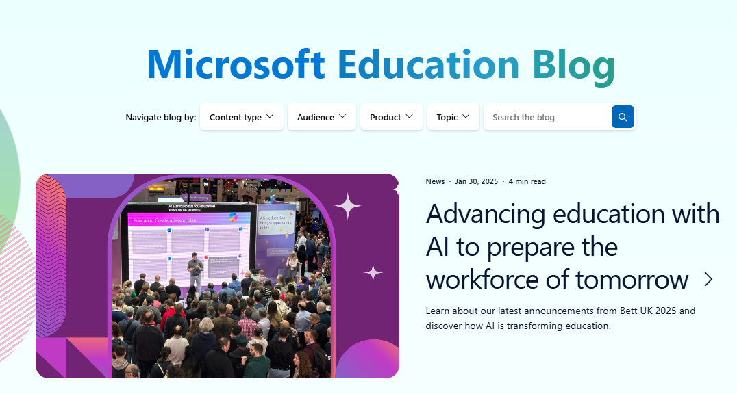 Microsoft Education Blog