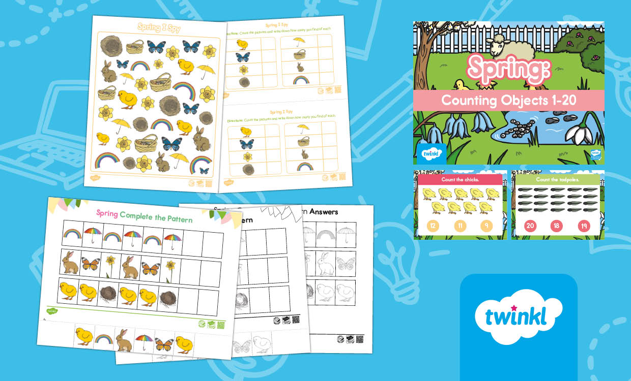 Spring Activity Bundle – Math & Fine Motor Fun for PK-K
