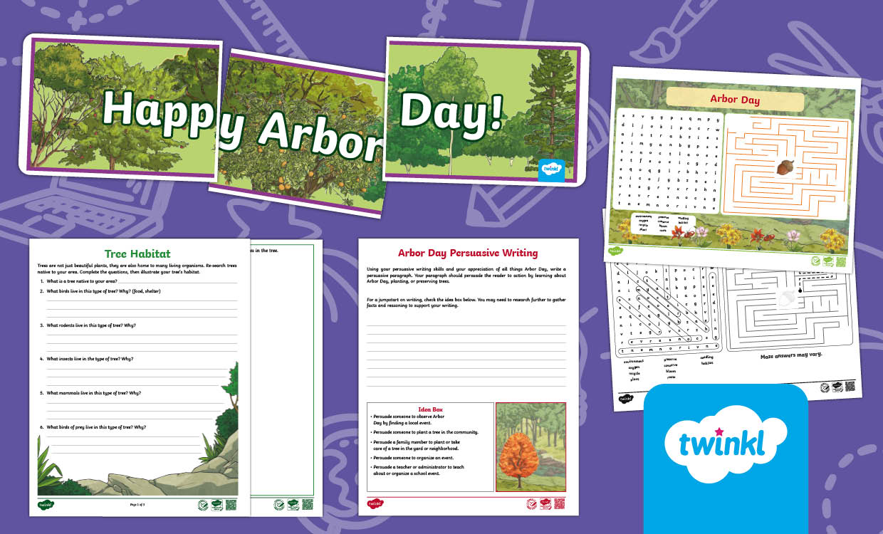 Arbor Day Lesson for 3rd-5th Grade