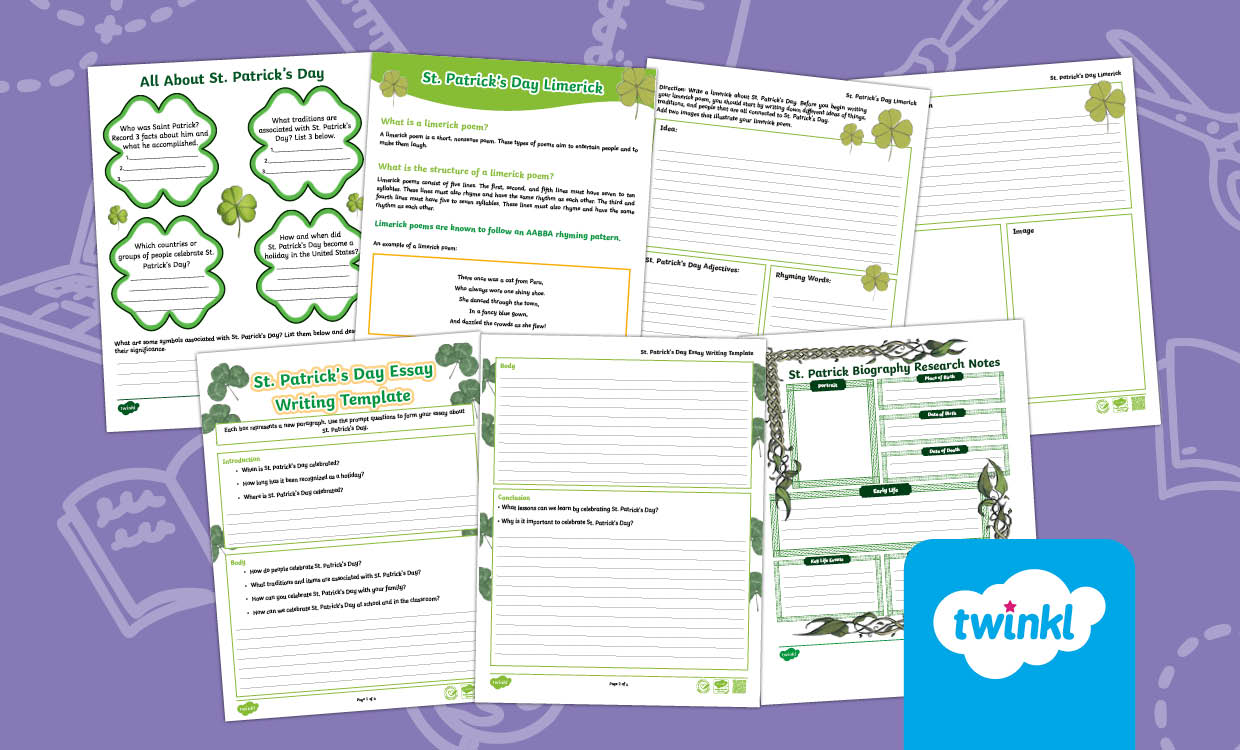 St. Patrick’s Day ELA Lesson Bundle for 6th-8th Grade