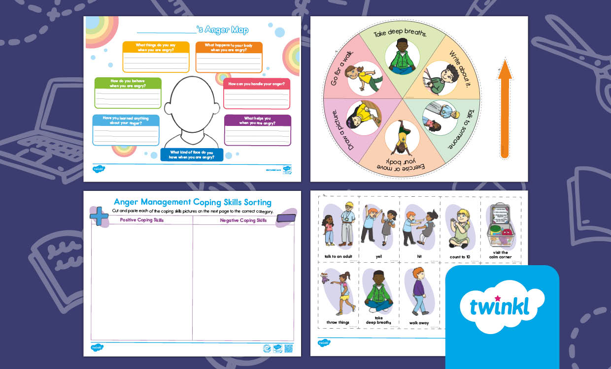 Anger Management SEL Activities for K–2nd Grade