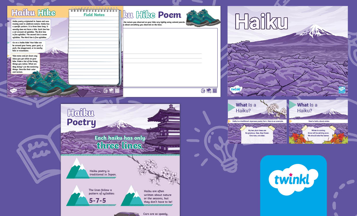 Haiku Poem Lesson for 3rd-5th Grade