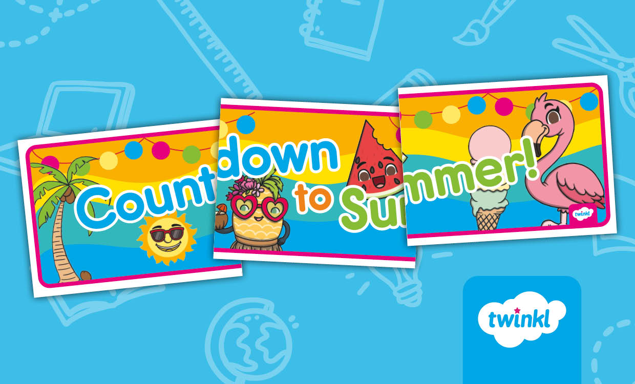 Countdown to Summer! Bulletin Board Banner