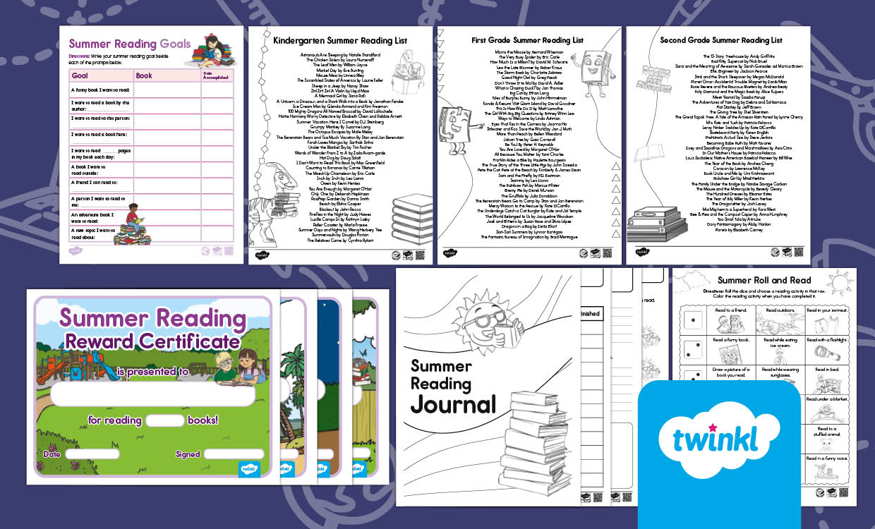 Summer Reading Bundle for K–2nd Grade