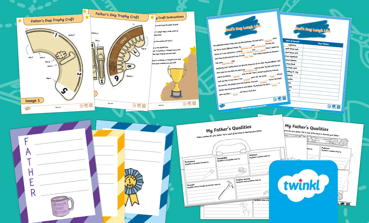 Celebrate Father’s Day with This Fun and Creative Activity Bundle! for 3rd-5th Grade