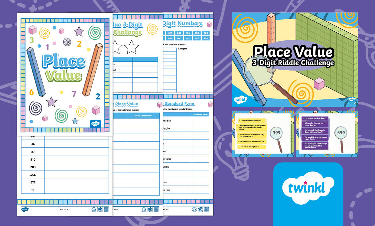 3 Digit Place Value Lesson for 3rd Grade