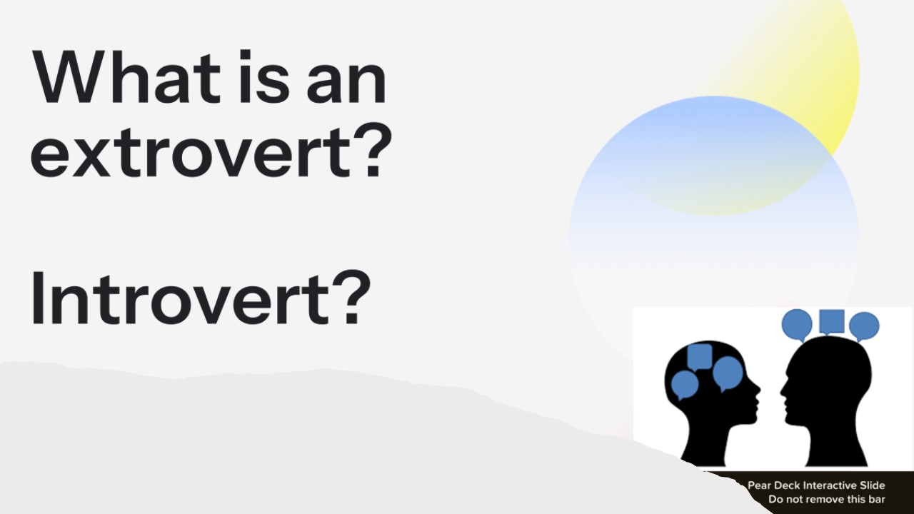 Understanding Extroversion and Introversion