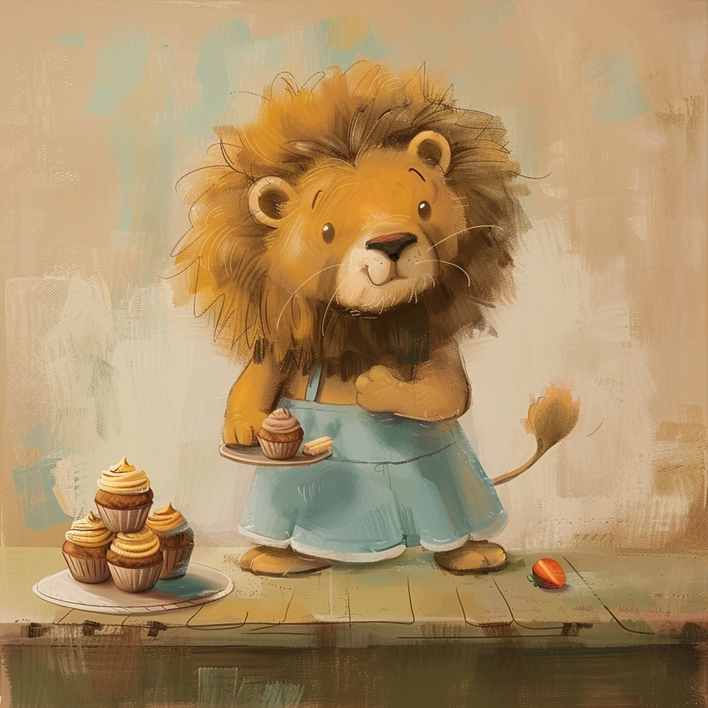 Free Lower Elementary Fiction Passage – Leo the Lion Loves to Bake