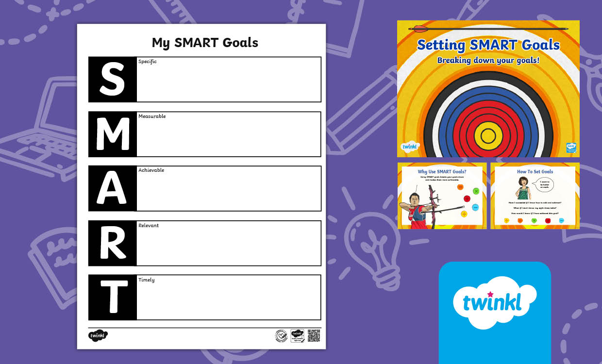 Smart Goals Lesson for 3rd-5th Grade