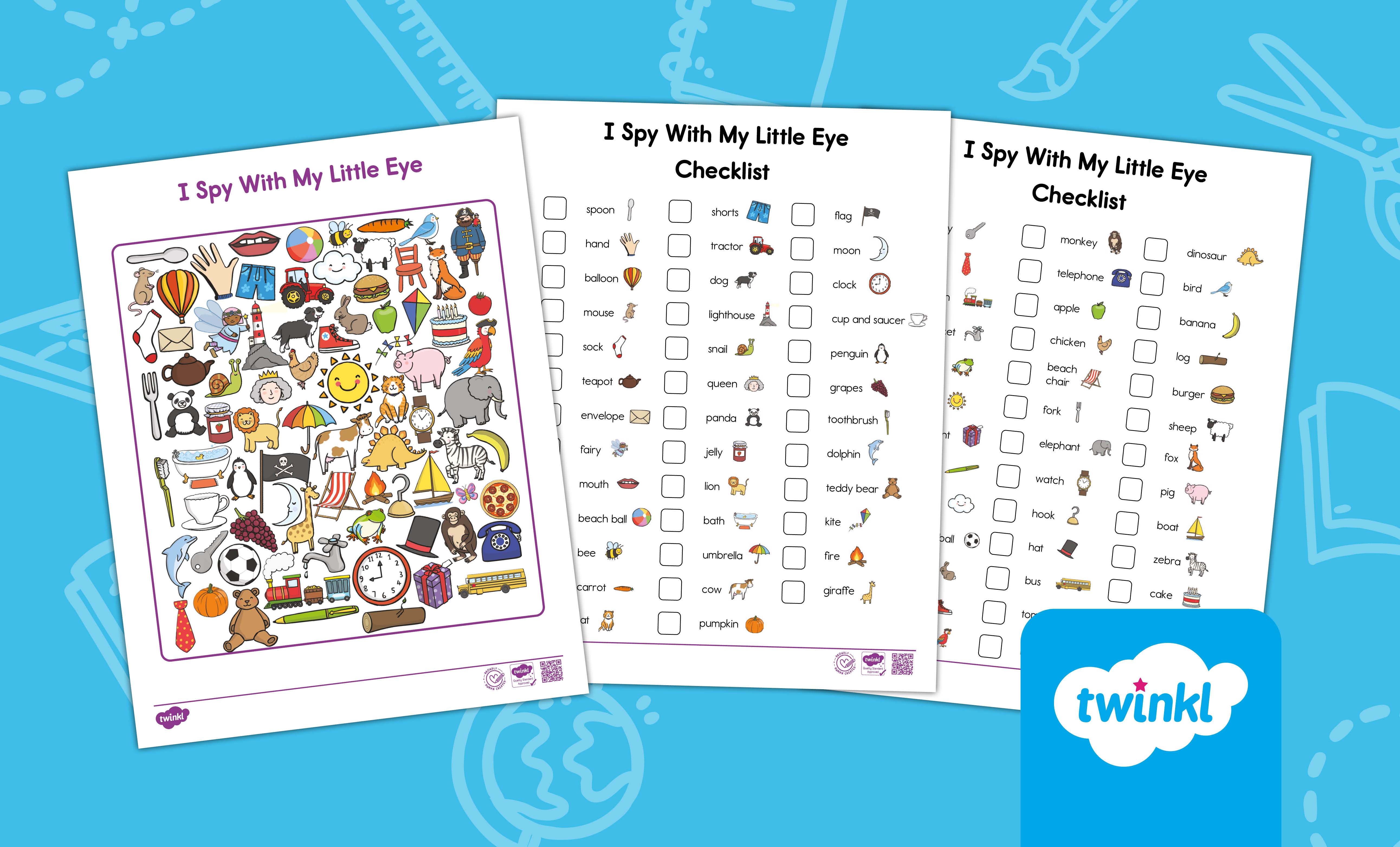 I Spy Activity for PK-K