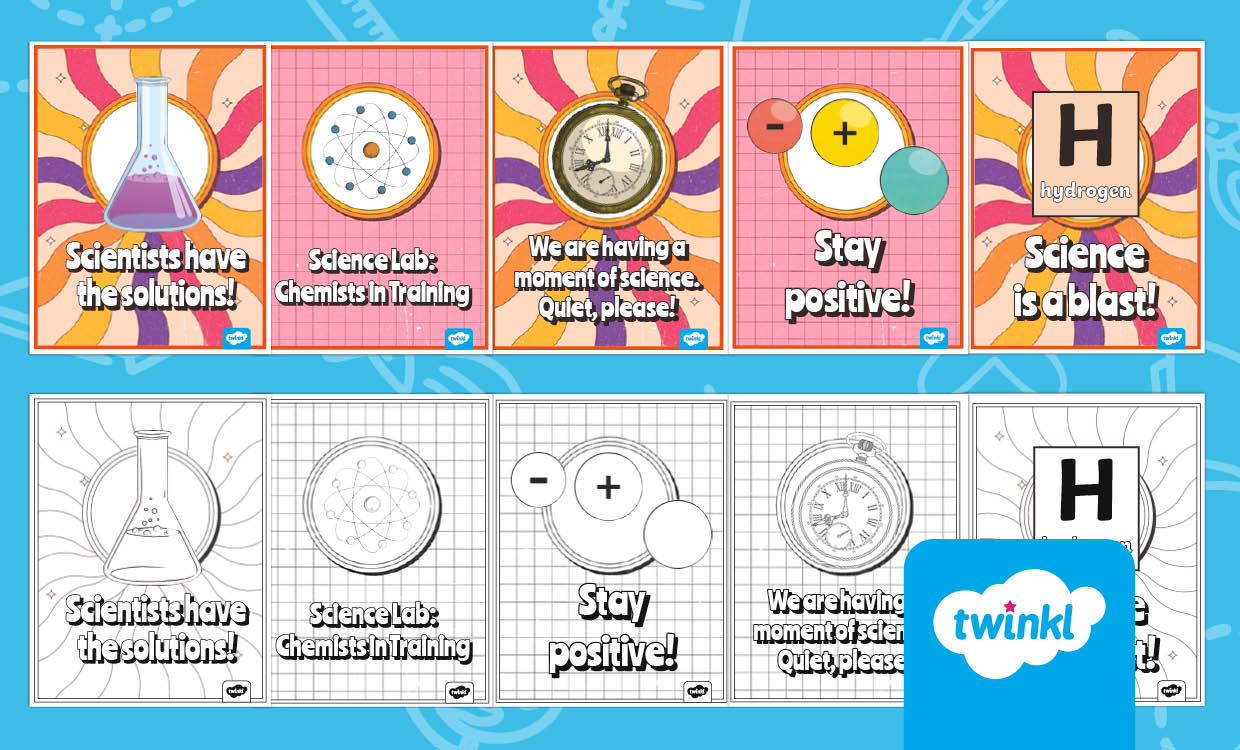 Middle School Science Poster Set