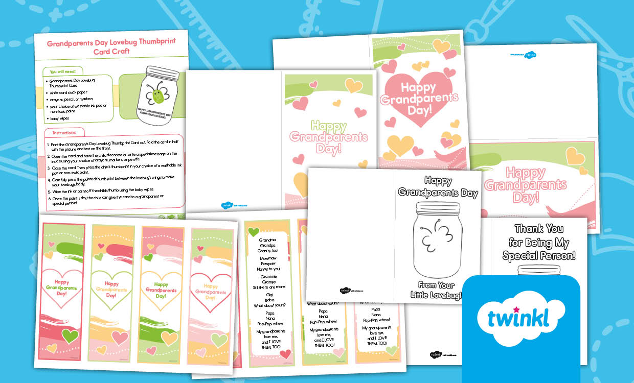 Grandparents Day Activities for Pk-2nd Grade