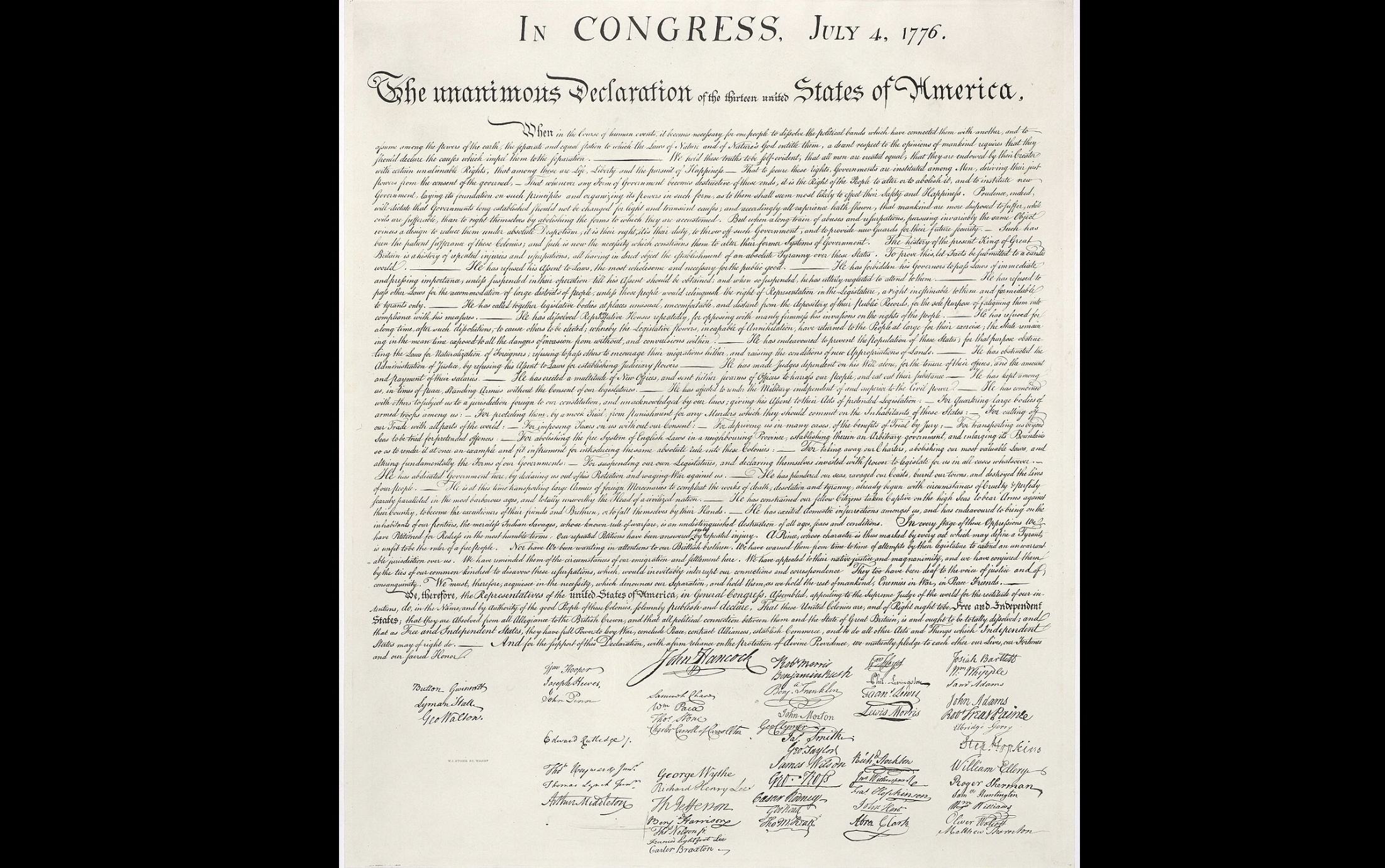 Up From Slavery: The Study of Declaration of Independence