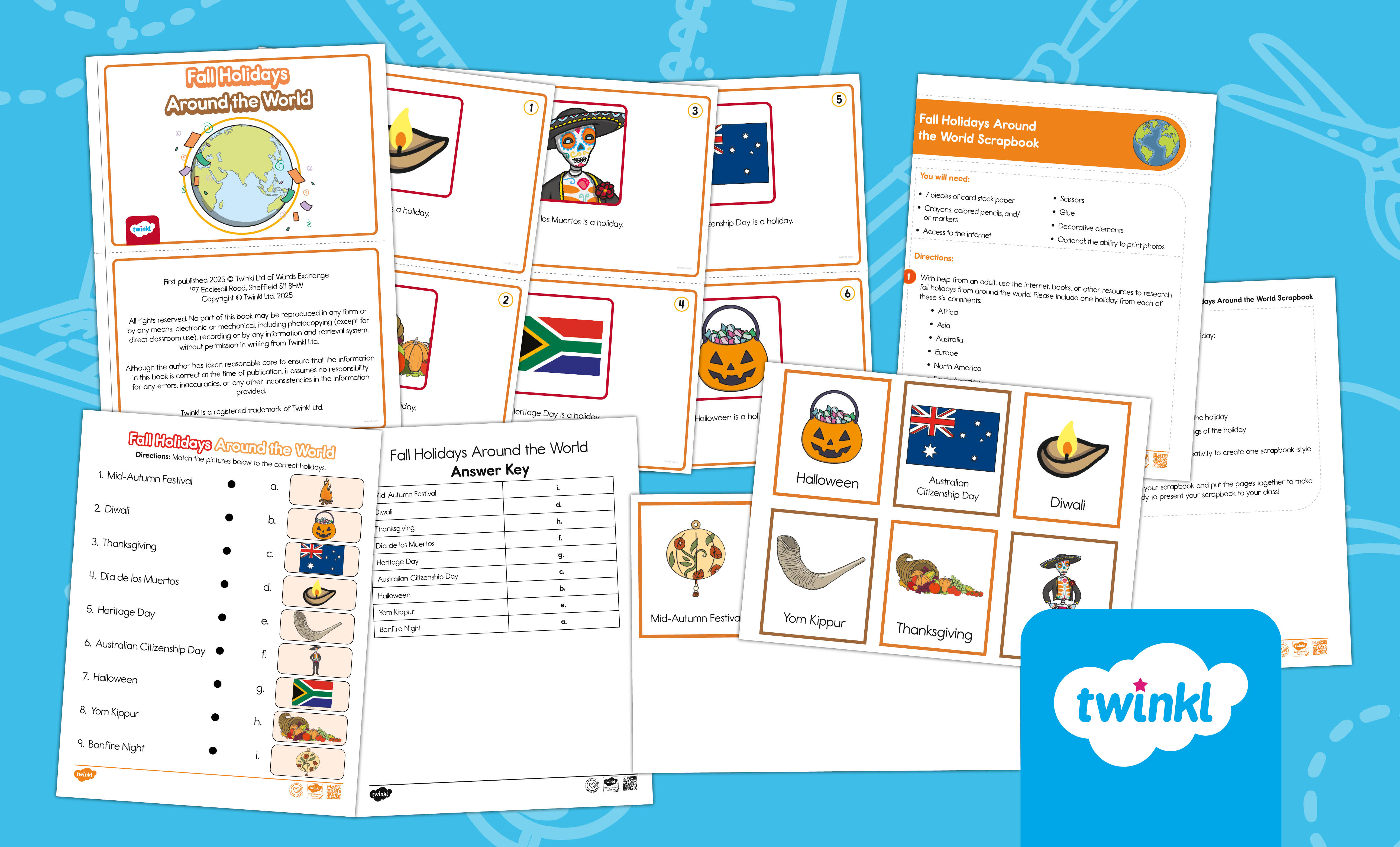 Fall Holidays Around the World Lesson for K-2nd Grade