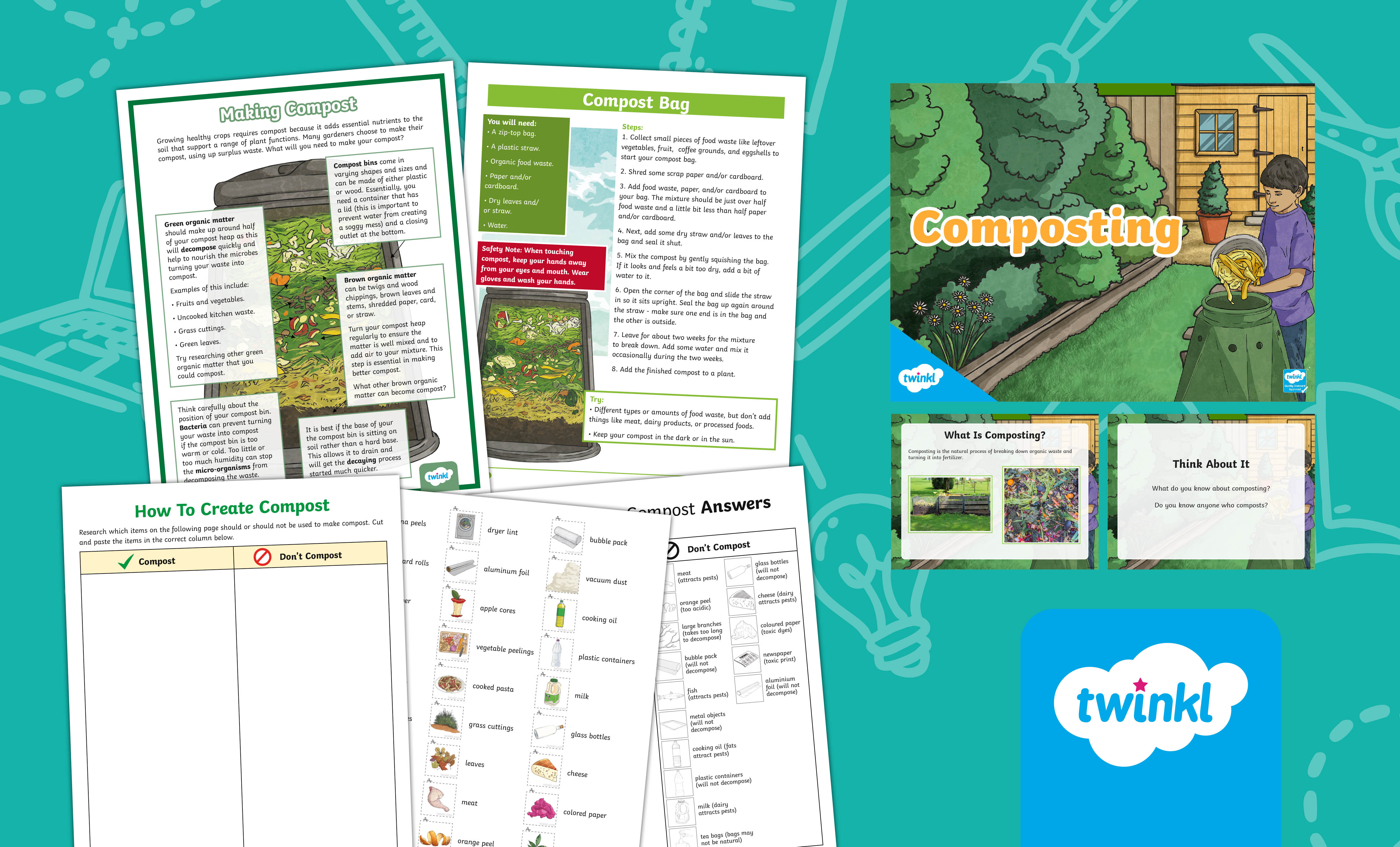 Composting Lesson for 3rd-5th Grade