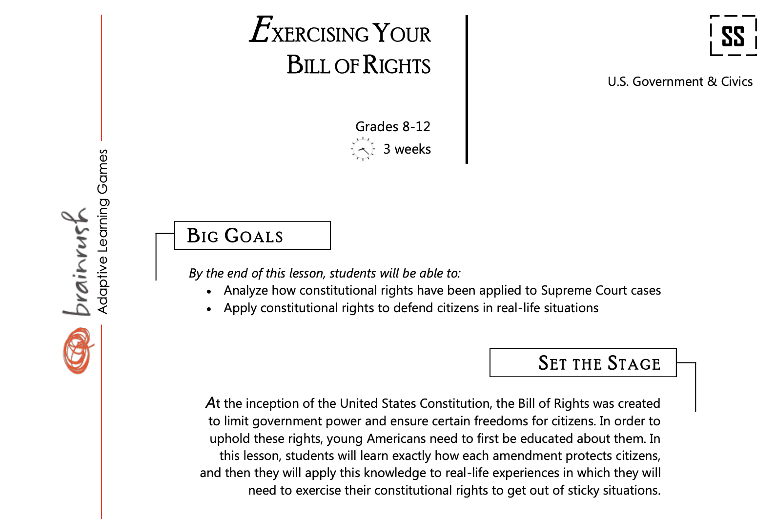 Exercising Your Bill of Rights