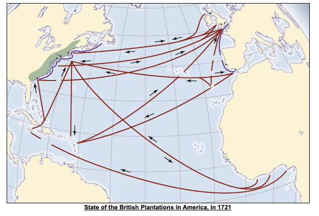 Mercantilism and British Colonies Map Handout/Reading