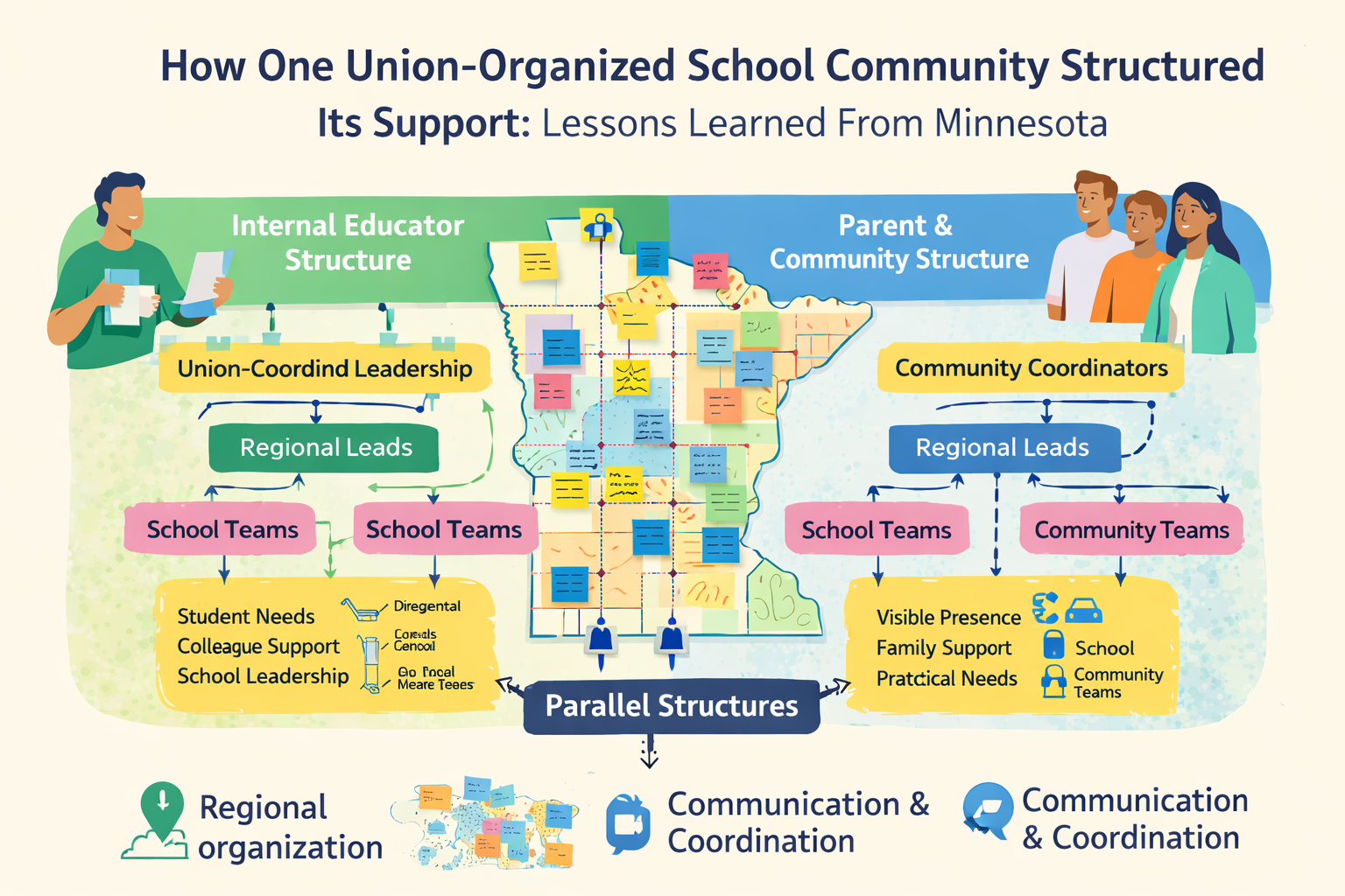 How One Union-Organized School Community Structured Its Support