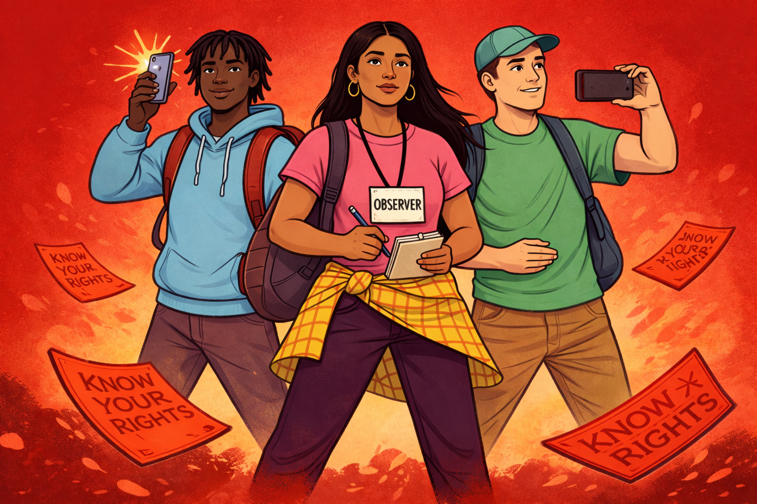 Constitutional Observer Training & Sample Badge (COPAL)