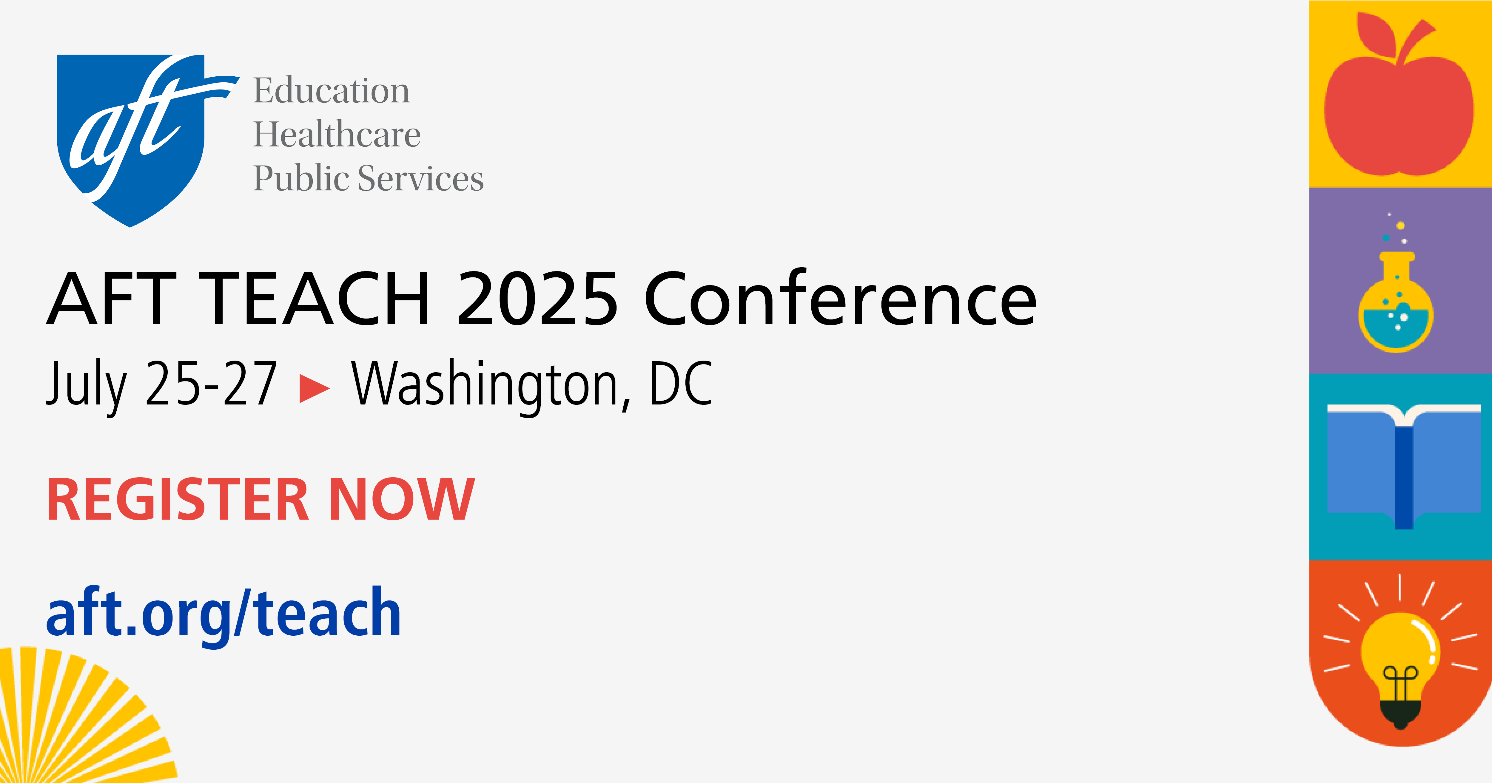 AFT TEACH 2025 Conference - July 25-27
