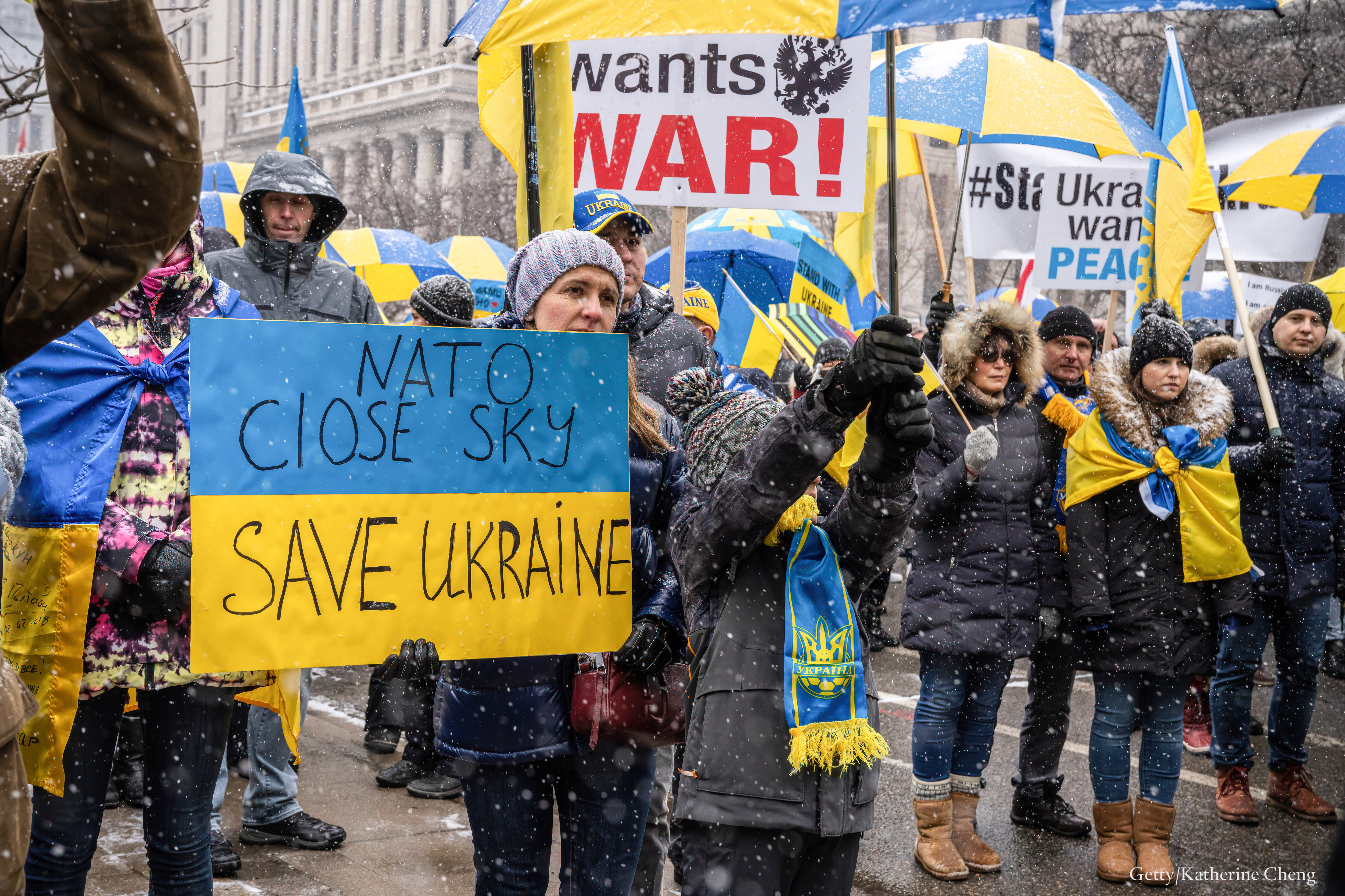 defending ukraine protests