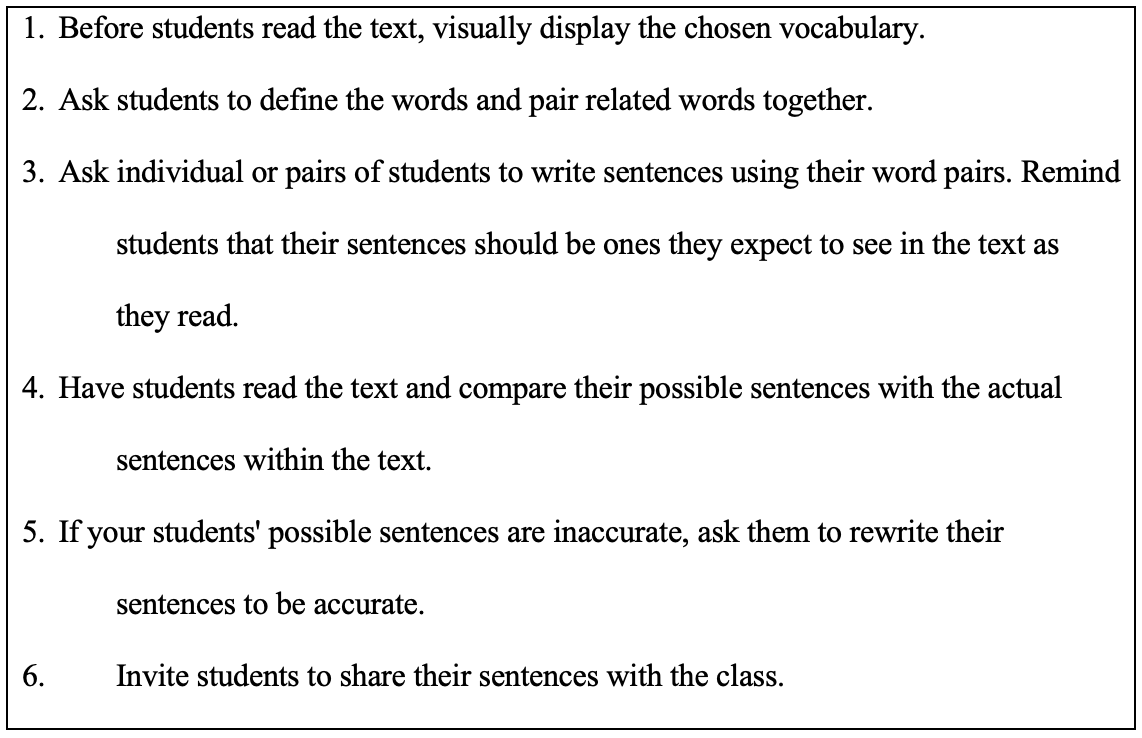 enhancing vocabulary
