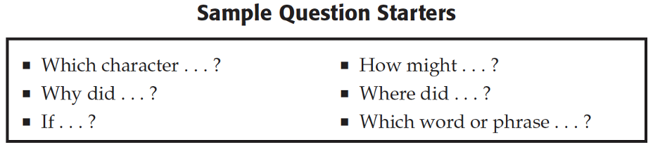 sample question starters