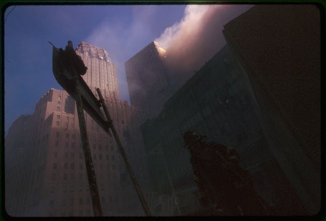 9/11 happening from the street level