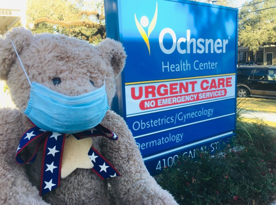 approximating as an adult in a pandemic with the classroom bear having a doctor visit