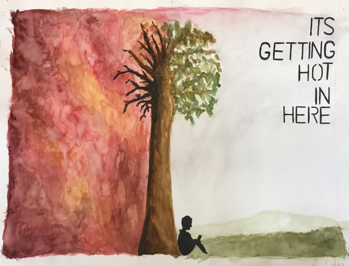 student climate change art