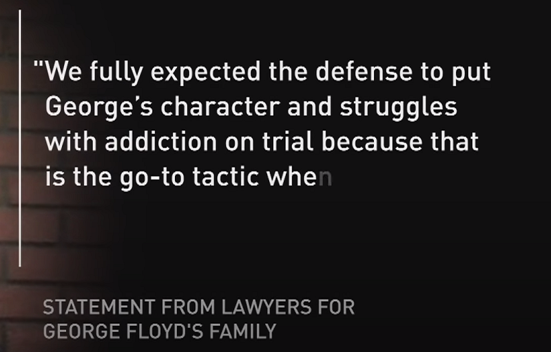 george floyd family statement during derek chauvin trial