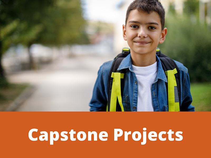 build a community partnership and showcase student work with capstone projects