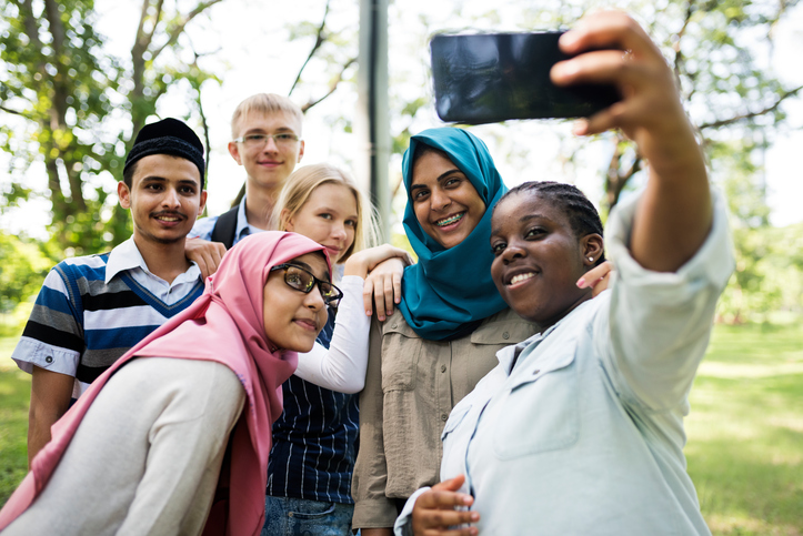 Students forming social identity inside and outside of the classroom