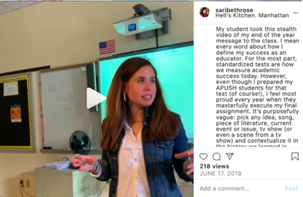 Sari beth rosenberg end of the school year activities