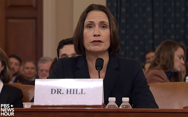 impeachment hearings - testimony of dr hill