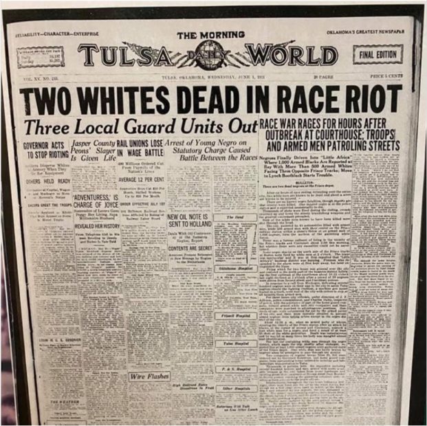 tulsa massacre headline