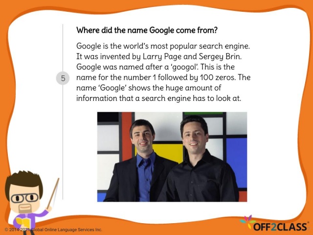 Reading - The History of Google - Free ESL Lesson Download