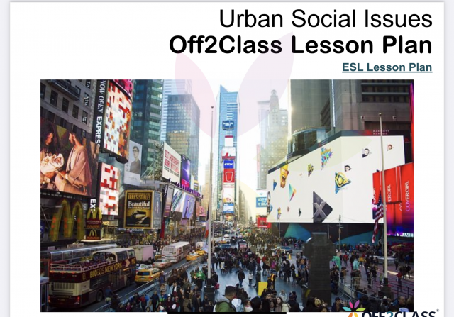 Urban Social Issues - Free ESL Speaking Lesson Download