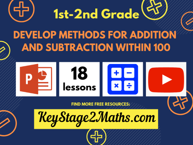 Develop methods for addition and subtraction within 100 