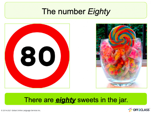 ​​​​​​​Numbers Part 2 - Free Off2Class ESL Download