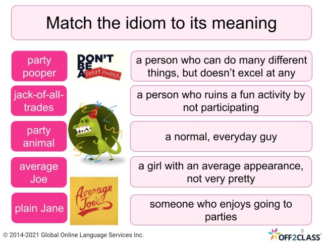 Idioms Describing People - Free Off2Class ESL Download