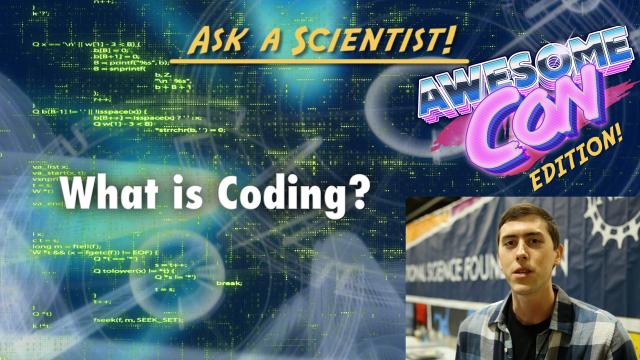 Ask a Scientist: Mark Mote - What is coding?