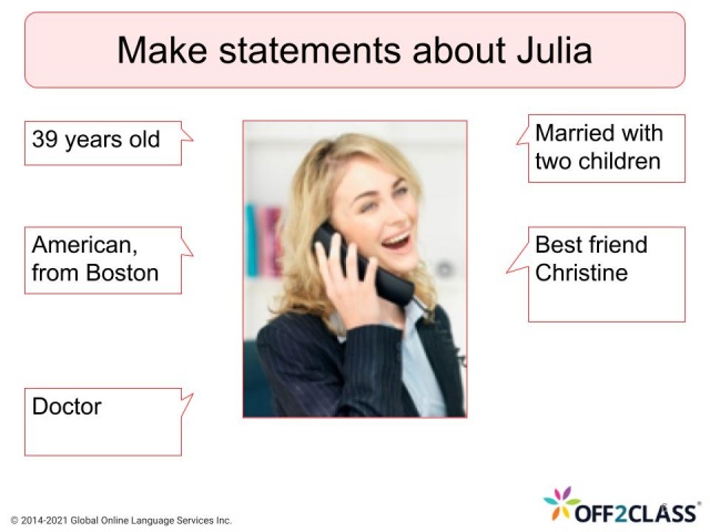 Teaching The Verb “be” To ESL Students - Off2Class Lesson Plan