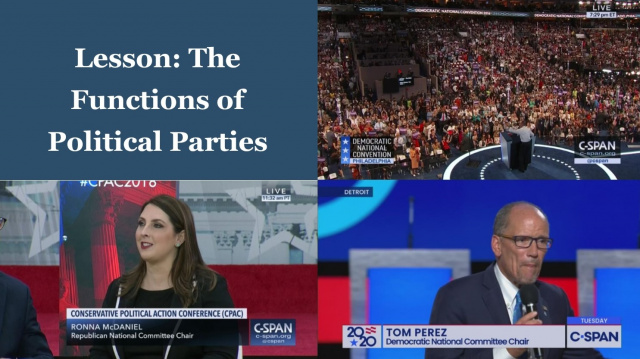 The Functions of Political Parties