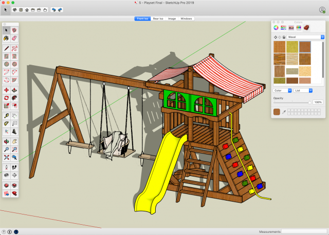 SketchUp - Build A Big Backyard Playset