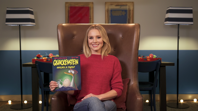 Quackenstein Hatches a Family read by Kristen Bell